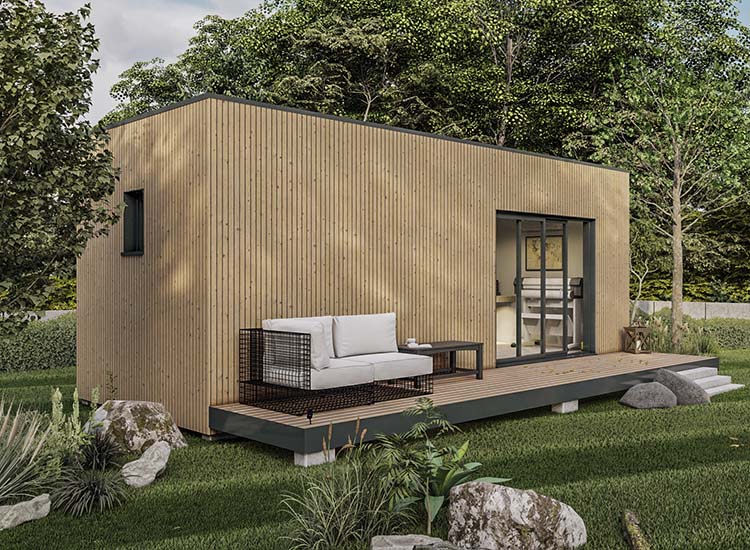 Construction de pool house en bois France